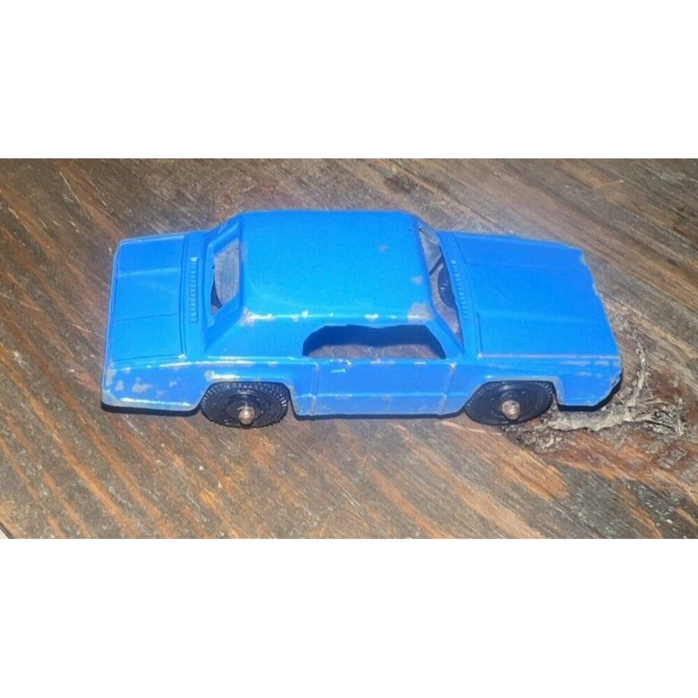 Tootsie Toy Car Blue T-Bird Collectible VTG